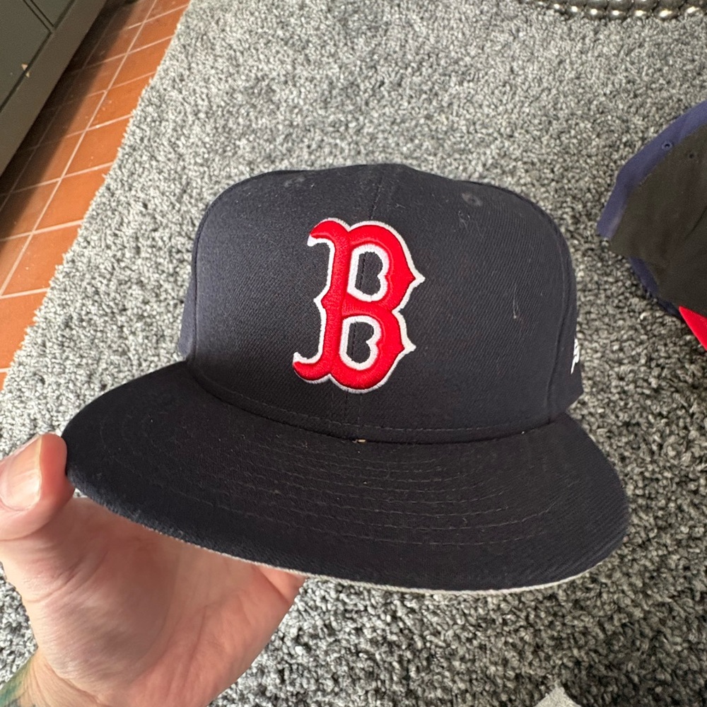 New Era Navy and Red Cap